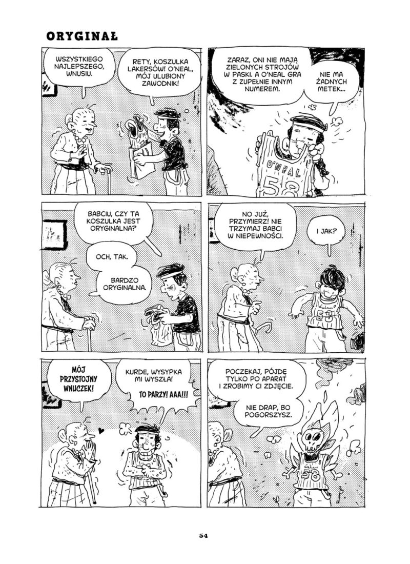 Marcin Podolec, Sezon spadających gwiazd, strona komiksu