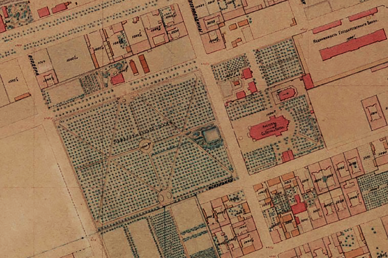 mapa Warszawy z 1897 roku